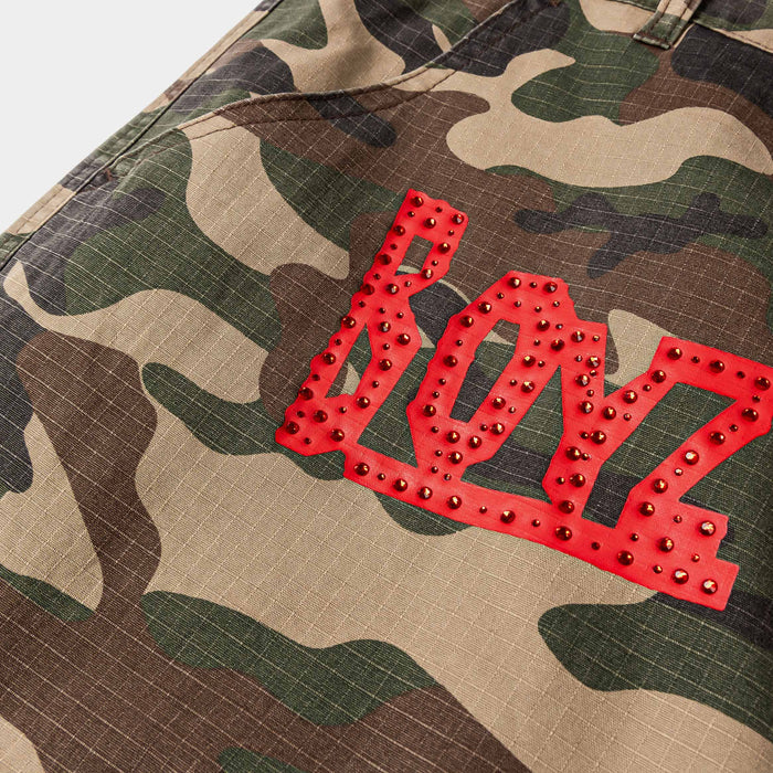 SP x Boyz N The Hood Doughboy Cargo Mens Shorts (Camo/Red)