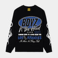 SP x Boyz N The Hood Doughboy Washed Mens Long Sleeve Shirt (Black/Blue)