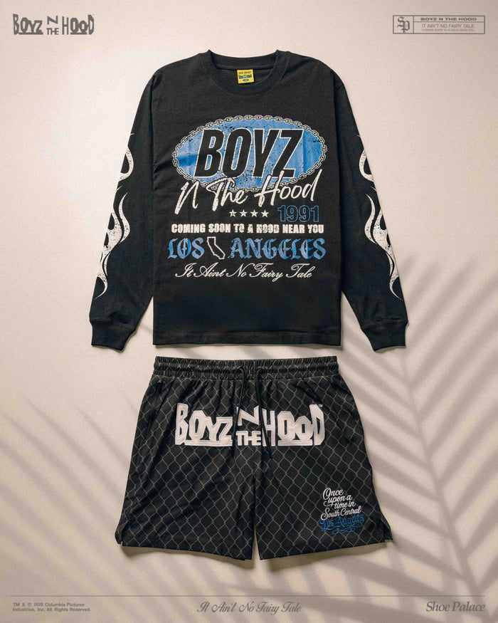 SP x Boyz N The Hood Doughboy Washed Mens Long Sleeve Shirt (Black/Blue)