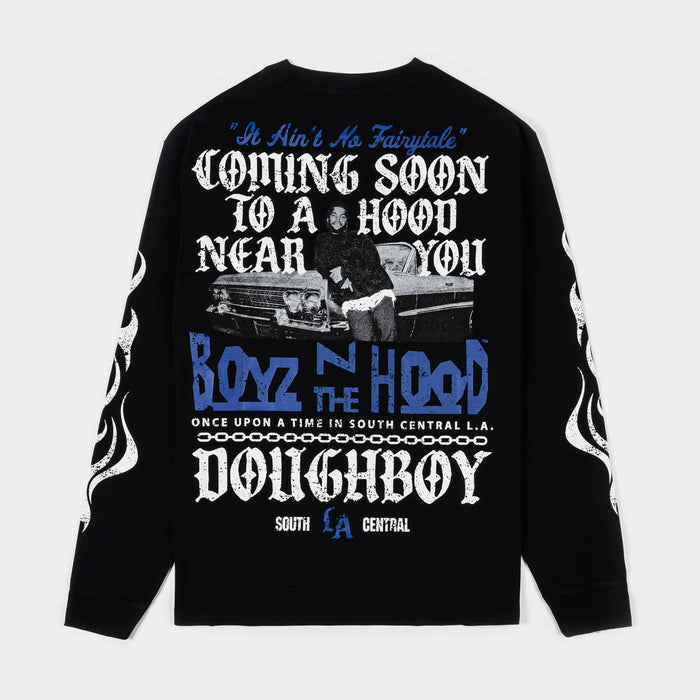 SP x Boyz N The Hood Doughboy Washed Mens Long Sleeve Shirt (Black/Blue)