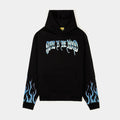 SP x Boyz N The Hood Flames Pullover Mens Hoodie (Black/Blue)