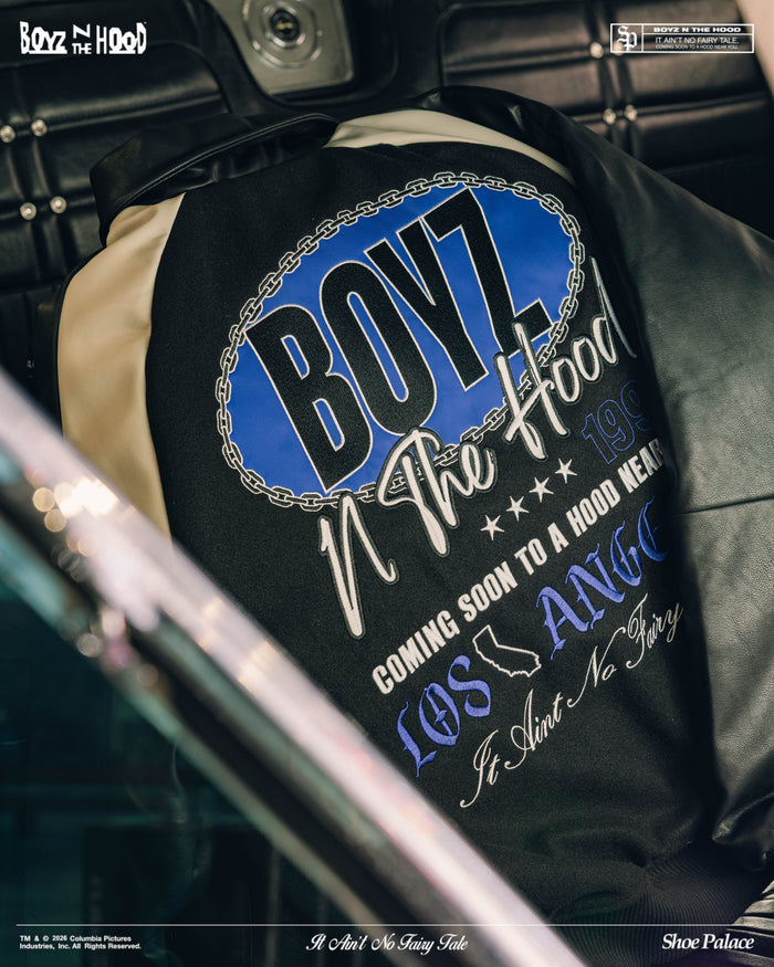 SP x Boyz N The Hood Low Rider Varsity Mens Jacket (Black/White)