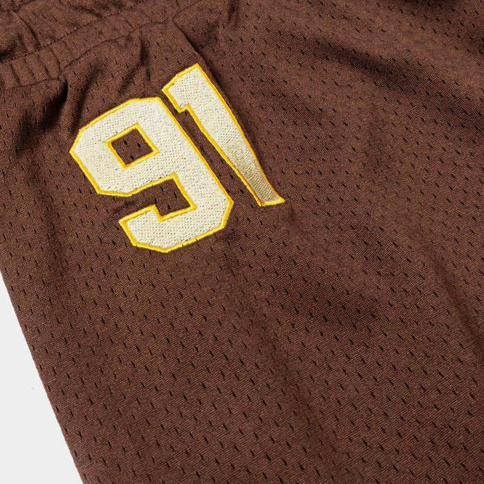 SP x Boyz N The Hood No FairyTale Mesh Mens Shorts (Brown/Yellow)