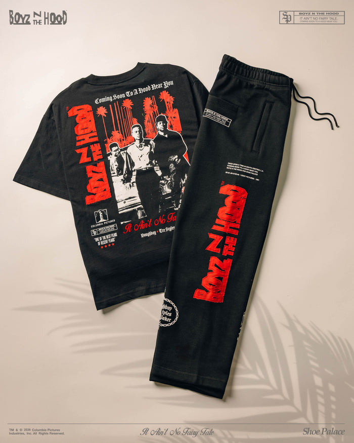 SP x Boyz N The Hood Poster Mens Short Sleeve Shirt (Black/Red)