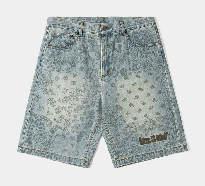 SP x Boyz N The Hood Stop The Violence Denim Mens Shorts (Blue)