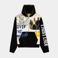 SP x Boyz N The Hood Stop The Violence Zip Up Mens Hoodie (Black/Blue)