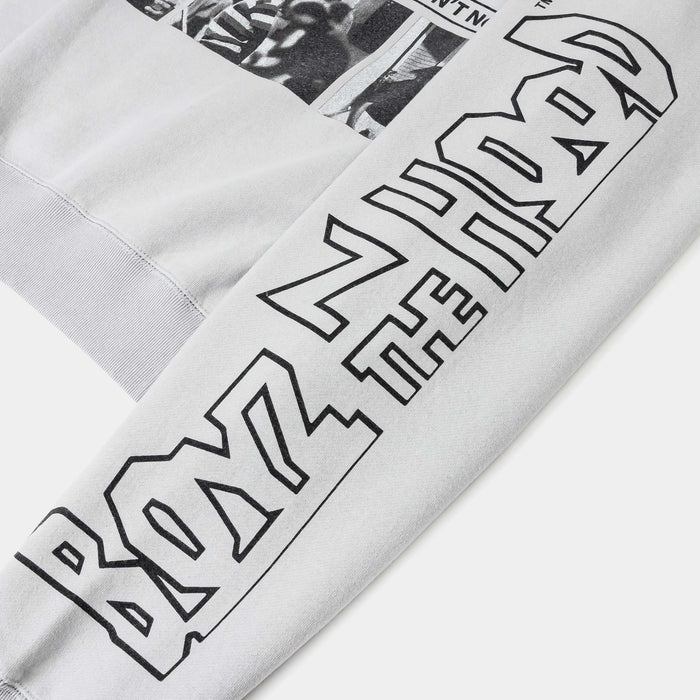 SP x Boyz N The Hood Zip Up Mens Hoodie (Grey/Blue)