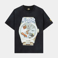 SP x E-40 In A Major Way Mens Short Sleeve Shirt (Black/Blue)