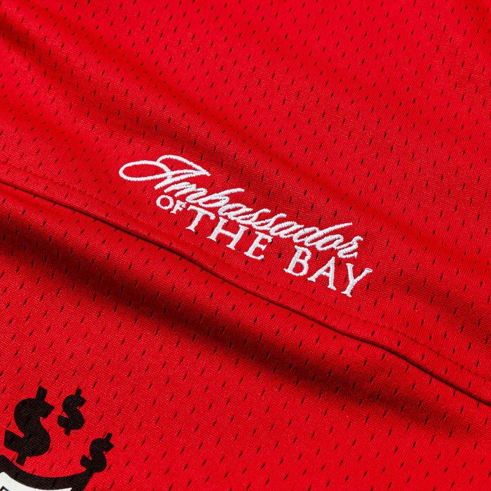 SP x E-40 Major Way Mesh Mens Jersey (Red/White)