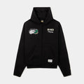 SP x E-40 Major Way Zip Up Mens Hoodie (Black/White)