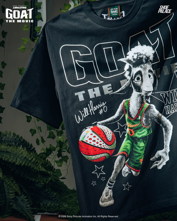 SP x GOAT Heros Mens Short Sleeve Shirt (Black/White)
