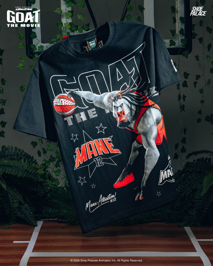 SP x GOAT Villains Mens Short Sleeve Shirt (Black/White)