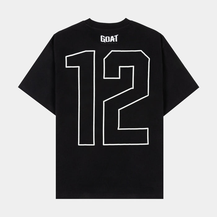 SP x GOAT Villains Mens Short Sleeve Shirt (Black/White)