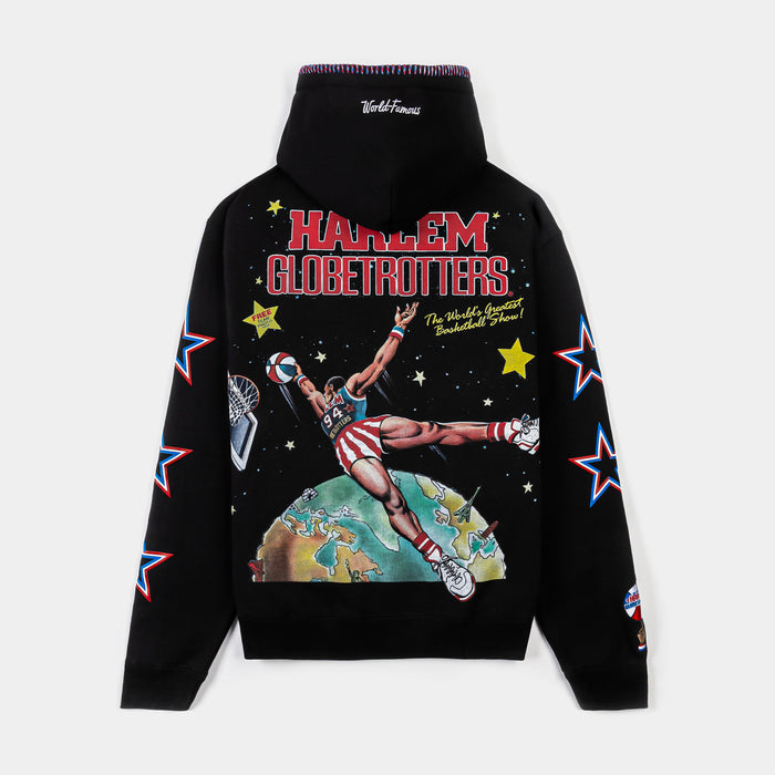 SP x Harlem Globetrotters World Famous Pullover Mens Hoodie (Black/Red)