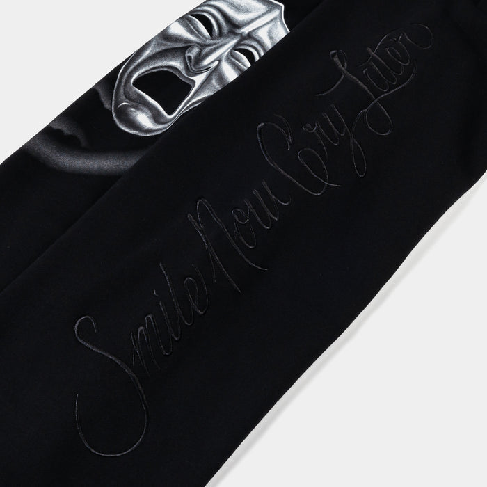 SP x Homies Masks Fleece Mens Sweatpants (Black/Silver)