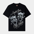 SP x Homies Smile Now Cry Later Mens Short Sleeve Shirt (Black/Silver)