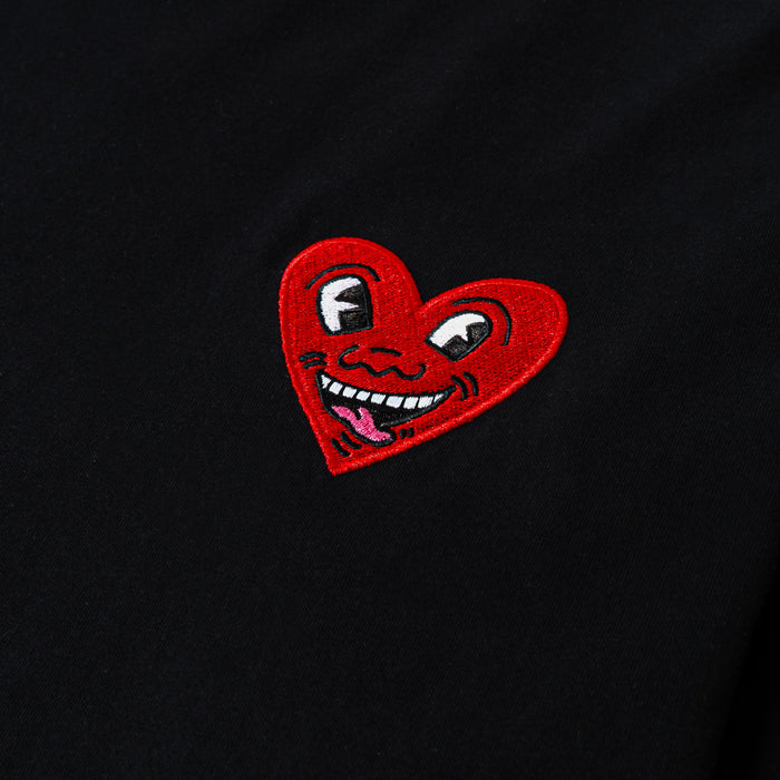 SP x Keith Haring Signature Mens Long Sleeve Shirt (Black/Red)