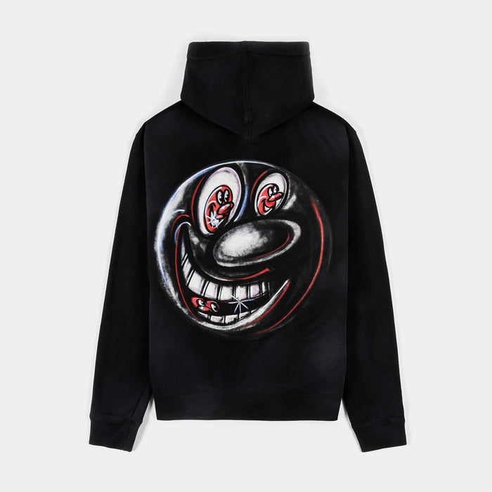 SP x Kenny Scharf Faces Pullover Mens Hoodie (Grey/Black)