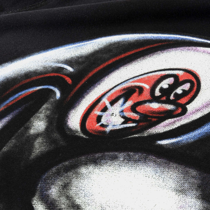 SP x Kenny Scharf Faces Pullover Mens Hoodie (Grey/Black)