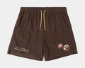 SP x Kenny Scharf Heart Hybrid Mens Shorts (Brown/Brown)