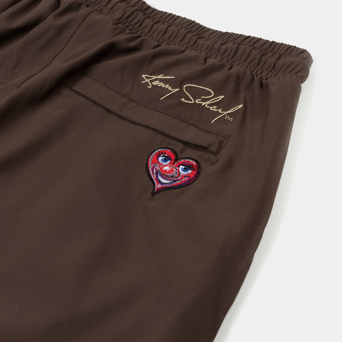 SP x Kenny Scharf Heart Hybrid Mens Shorts (Brown/Brown)