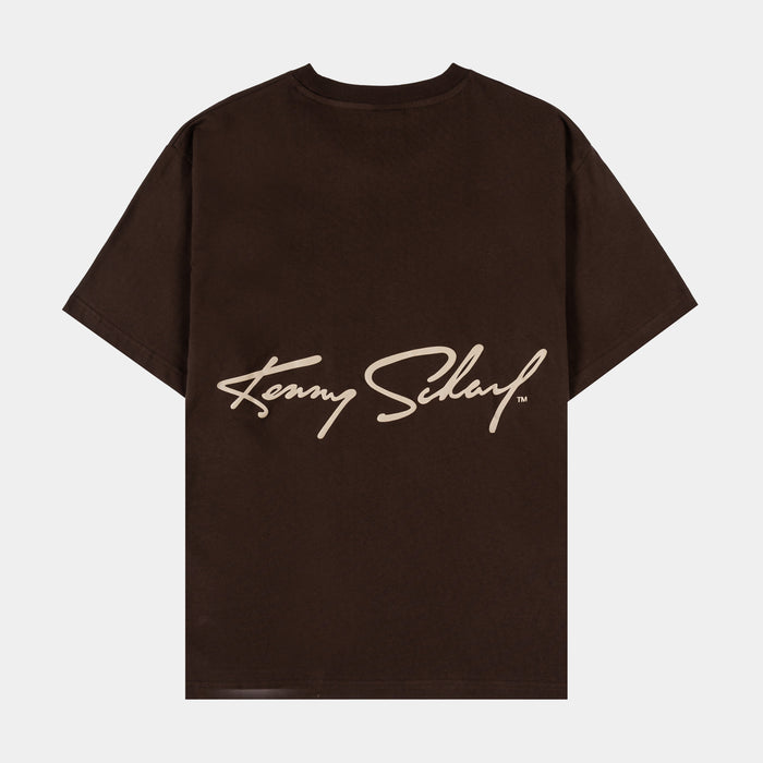 SP x Kenny Scharf Heart Mens Short Sleeve Shirt (Brown/Brown)