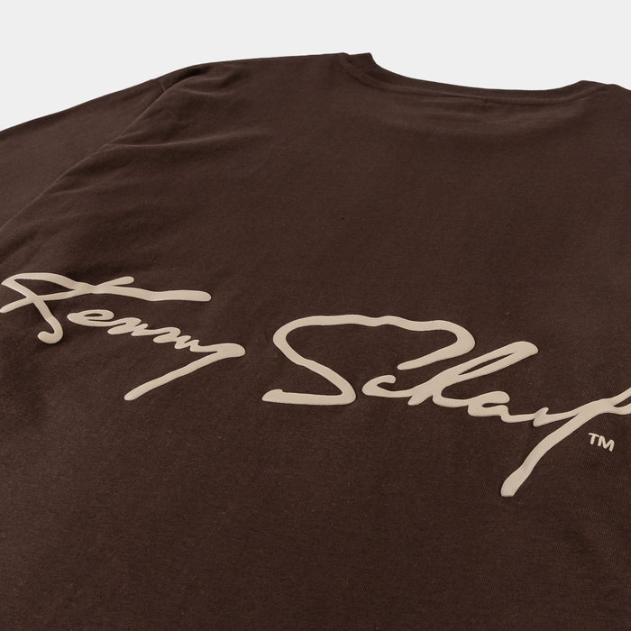 SP x Kenny Scharf Heart Mens Short Sleeve Shirt (Brown/Brown)