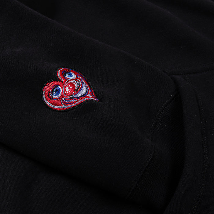 SP x Kenny Scharf Icons Zip Up Mens Hoodie (Black/Blue)