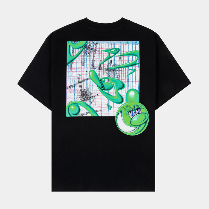 SP x Kenny Scharf Lucy Mens Short Sleeve Shirt (Black/Green)