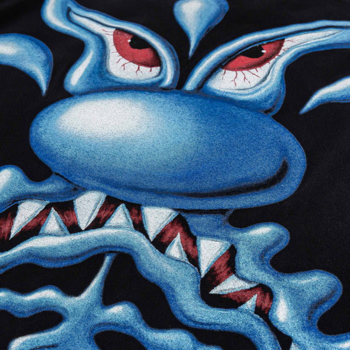 SP x Kenny Scharf Pretty Blue Mean Guys Washed Mens Short Sleeve Shirt (Black/Blue)