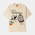 SP x Monopoly Chance Mens Short Sleeve Shirt (Beige/Black)
