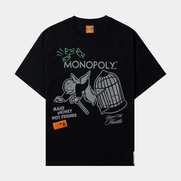 SP x Monopoly Chance Mens Short Sleeve Shirt (Black/Green)