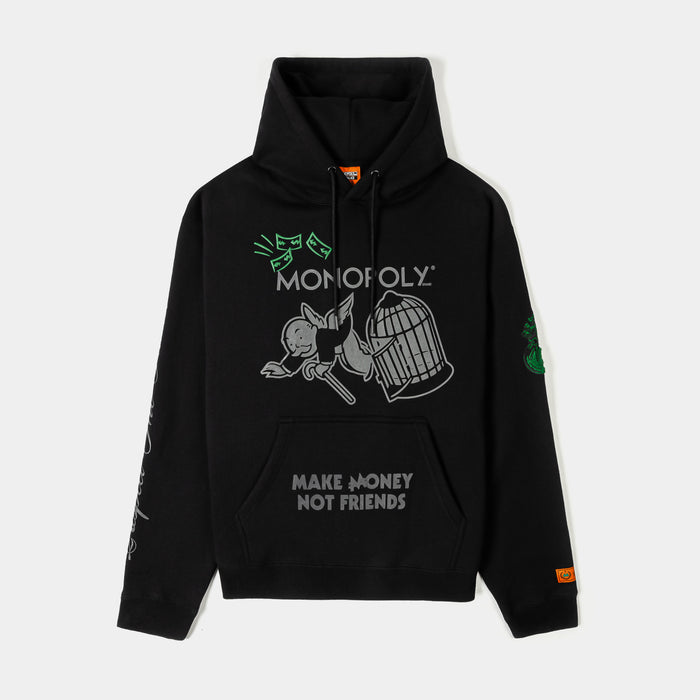 SP x Monopoly Chance Pullover Mens Hoodie (Black/Green)