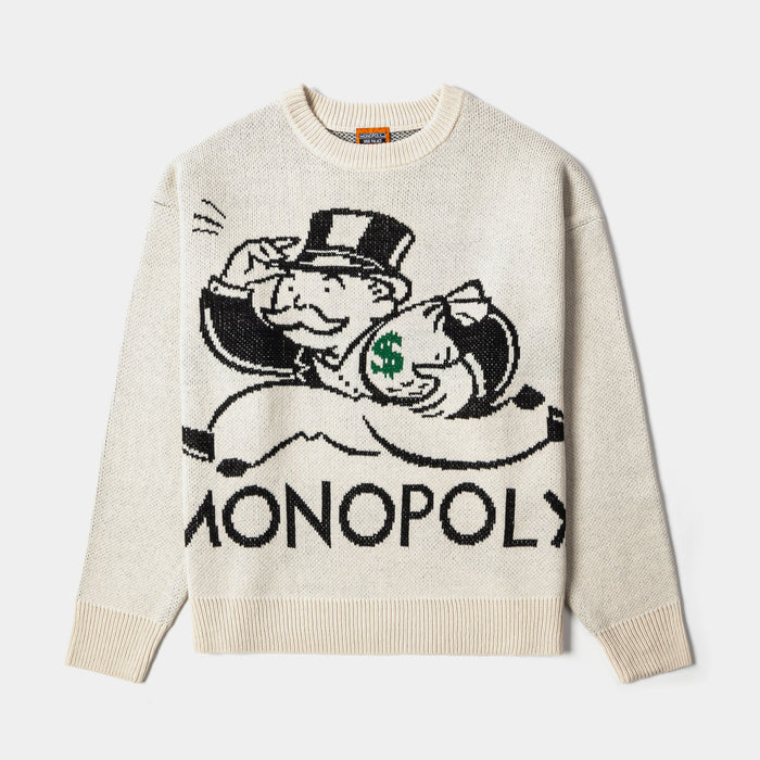 SP x Monopoly Knit Mens Sweater (Cream/Black)