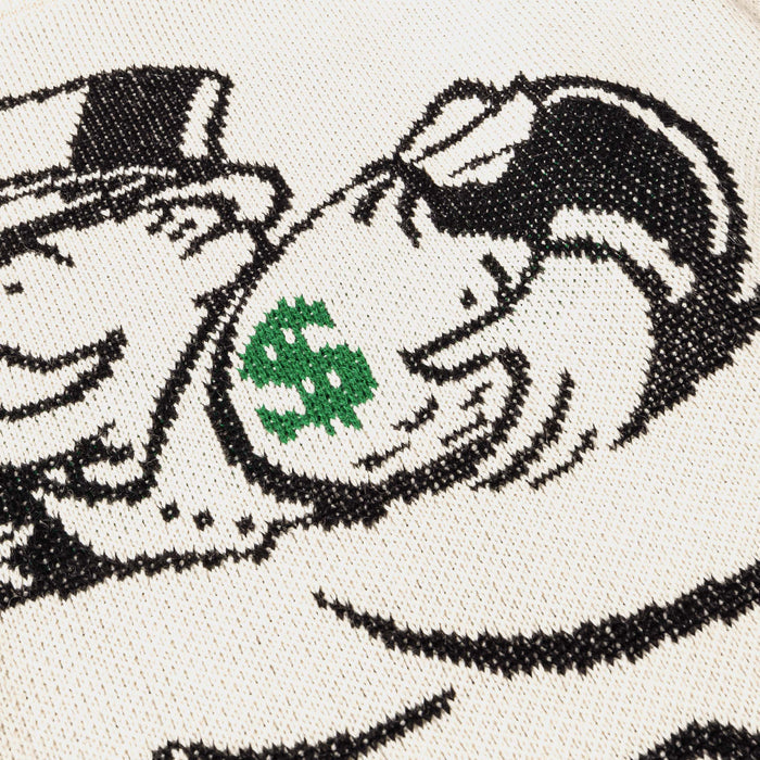 SP x Monopoly Knit Mens Sweater (Cream/Black)
