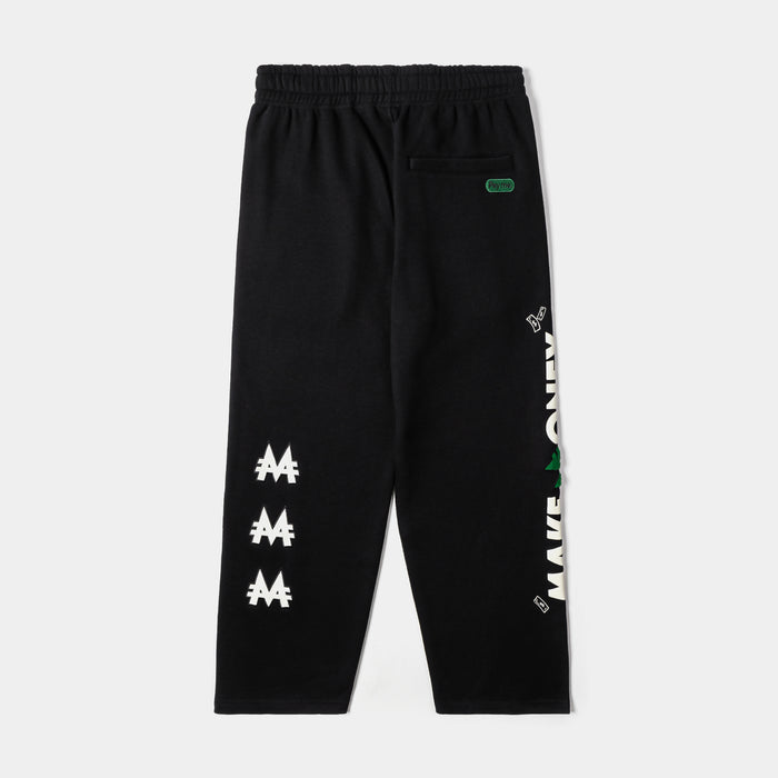 SP x Monopoly Make Money Not Friends Mens Sweatpants (Black/Cream)