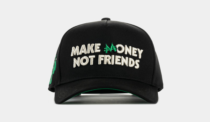 SP x Monopoly Make Money Not Friends Snapback Mens Hat (Black/Green)
