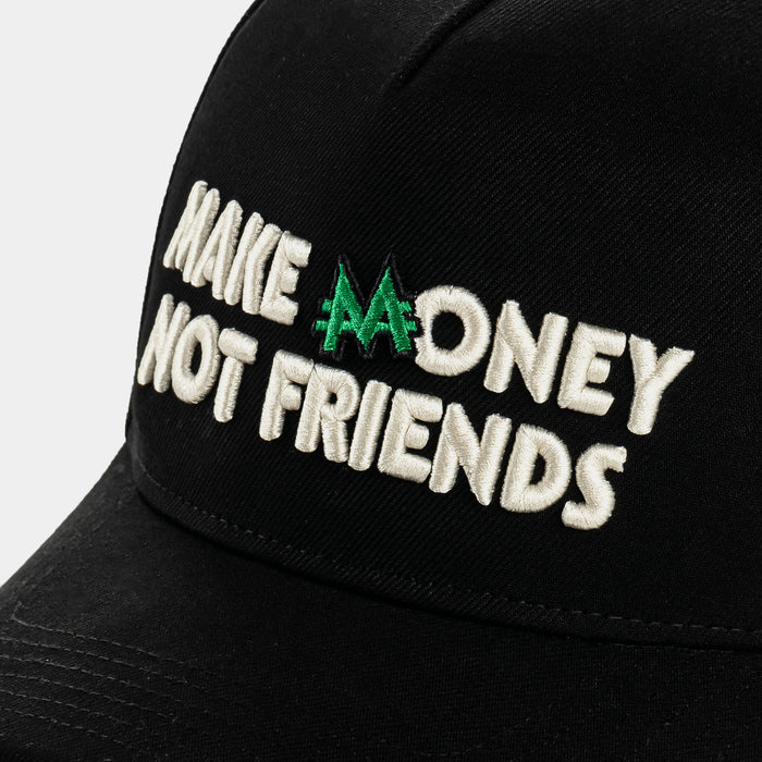 SP x Monopoly Make Money Not Friends Snapback Mens Hat (Black/Green)