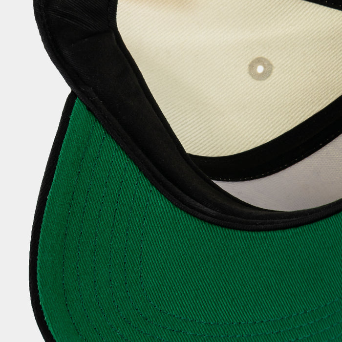 SP x Monopoly Make Money Not Friends Snapback Mens Hat (Cream/Green)