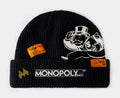 SP x Monopoly Secure The Bag Beanie Mens Hat (Black/Cream)