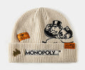 SP x Monopoly Secure The Bag Beanie Mens Hat (Cream/Black)