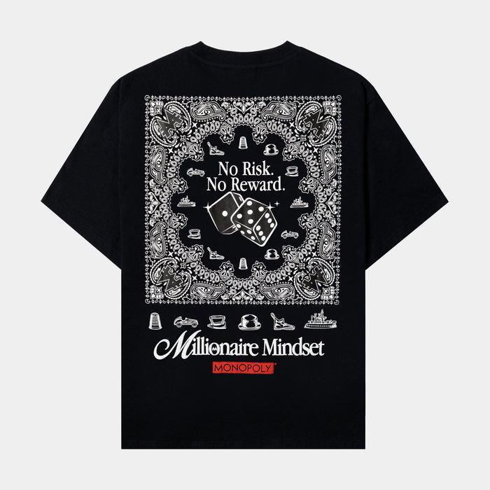 SP x Monopoly Take The Risk Mens Short Sleeve Shirt (Black/White)
