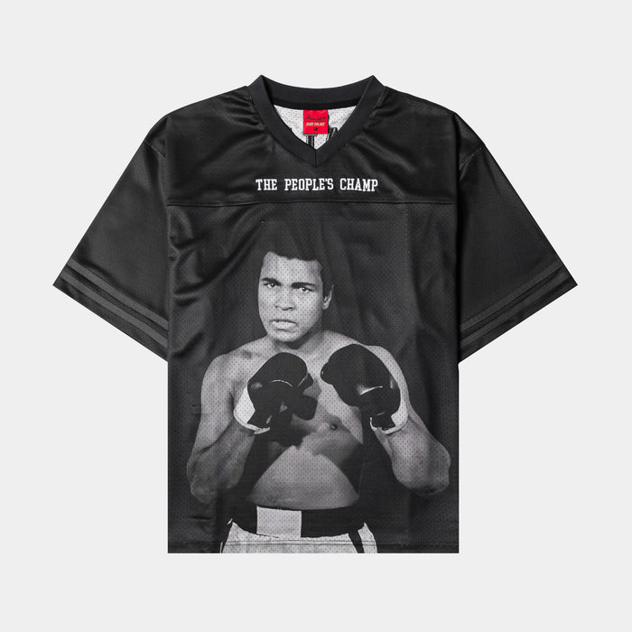 SP x Muhammad Ali 74 Mesh Mens Jersey (Black/White)