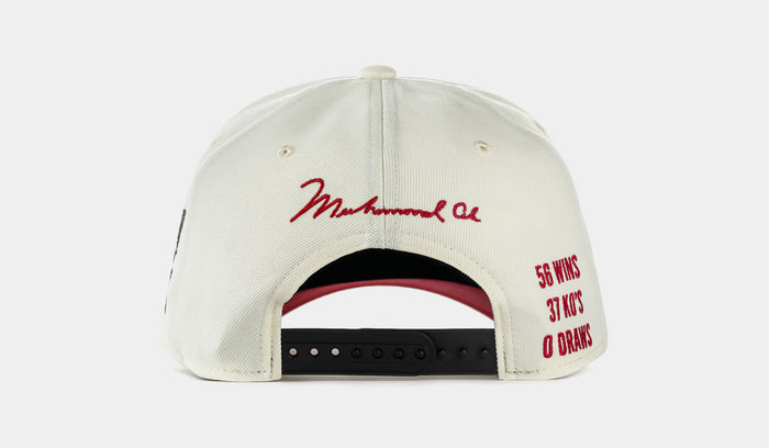 SP x Muhammad Ali G.O.A.T Snapback Mens Hat (Cream/Brown)