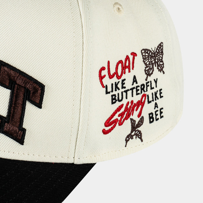 SP x Muhammad Ali G.O.A.T Snapback Mens Hat (Cream/Brown)