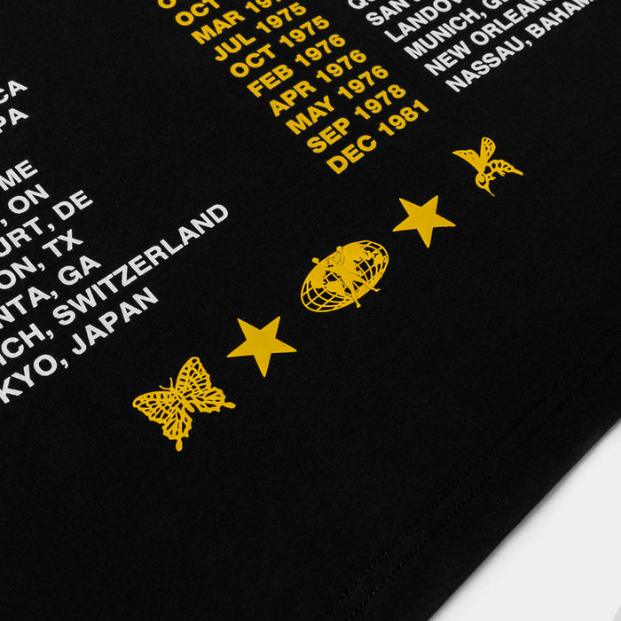 SP x Muhammad Ali Greatness Forever Mens Short Sleeve Shirt (Black/Yellow)