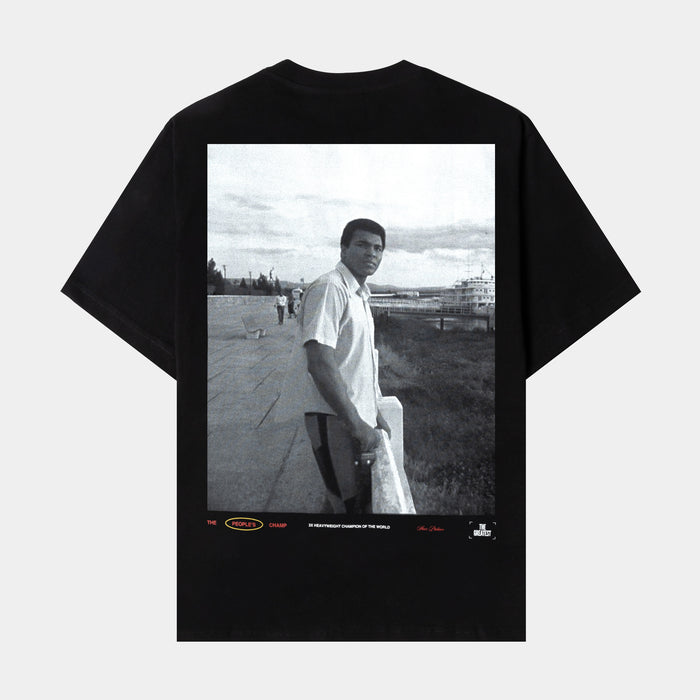 SP x Muhammad Ali People's Champ Mens Short Sleeve Shirt (Black/White)