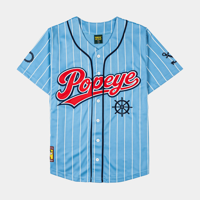 SP x Popeye Baseball Mens Jersey (Blue/White)