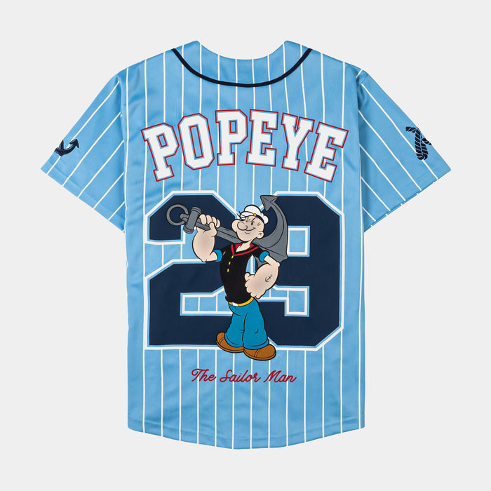 SP x Popeye Baseball Mens Jersey (Blue/White)