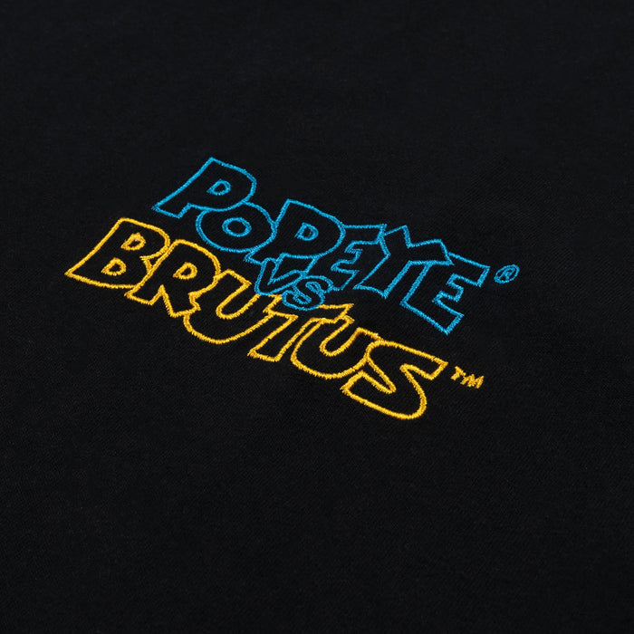 SP x Popeye Battle Of The Century Mens Short Sleeve Shirt (Black/Blue)